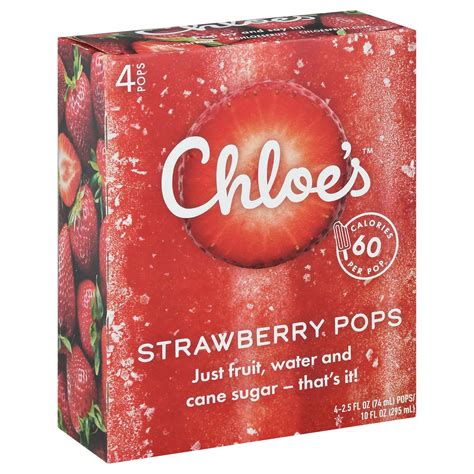 chloe's strawberry pops.